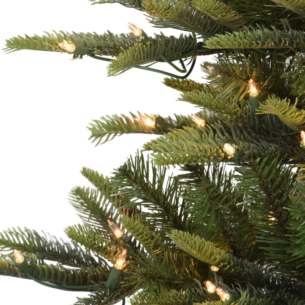 Best The Holiday Aisle 9' H Slender Green Pine Christmas Tree With 700 Lights