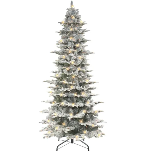 Cheap The Holiday Aisle 9' H Slender Green Pine Christmas Tree With 700 Lights