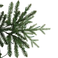 Cheap Haute Decor 9' H Slender Green Realistic Fir Artificial Christmas Tree With 800 Led Lights