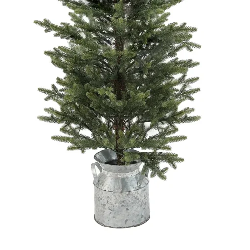 Best Sale Andover Mills 4'4" H Slender Green Realistic Artificial Fir Christmas Tree With 100 Led Lights
