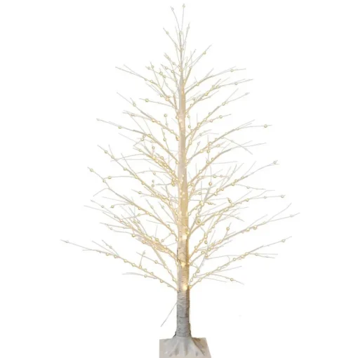 Cheap Kurt Adler 5' H Slender Yellow Artificial Christmas Tree With 560 Led Lights