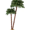 Fashion Bay Isle Home 72" H Upside Down Green Artificial Tropical Christmas Tree With 175 Lights