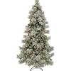 Cheap The Holiday Aisle 108" H White Fir Christmas Tree With 900 Incandescent Lights And Pinecones