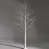 Best The Holiday Aisle 6' H White Realistic Artificial Christmas Tree With 96 Led Lights