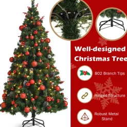 Cheap The Holiday Aisle 6' Lighted Artificial Christmas Tree