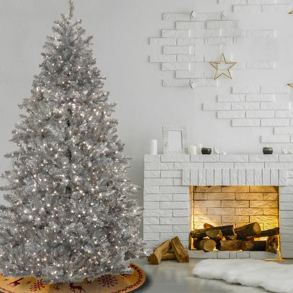 Best The Holiday Aisle 7.5' Lighted Artificial Christmas Tree - Stand Included