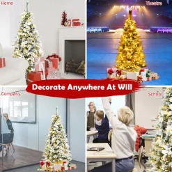 Outlet The Holiday Aisle 5' Lighted Artificial Christmas Tree