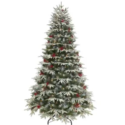 Best Sale The Holiday Aisle 7.5' Lighted Artificial Pine Christmas Tree - Stand Included