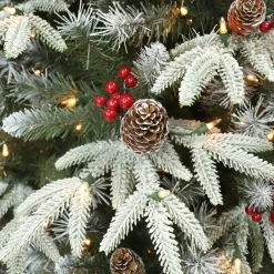Best Sale The Holiday Aisle 7.5' Lighted Artificial Pine Christmas Tree - Stand Included