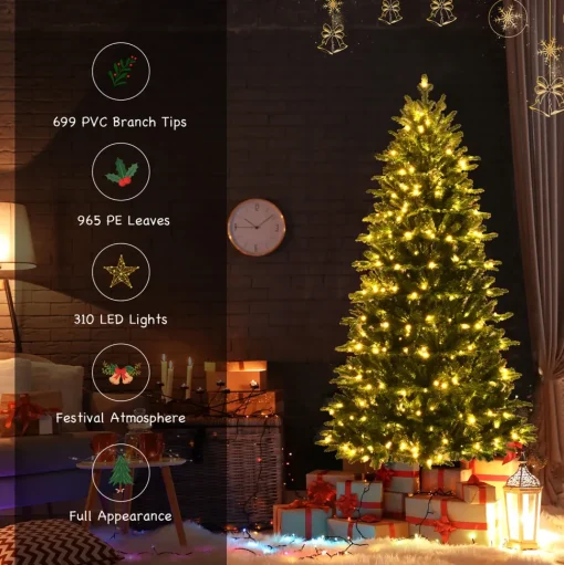Sale The Holiday Aisle 6' Lighted Artificial Pine Christmas Tree - Stand Included