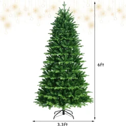 Sale The Holiday Aisle 6' Lighted Artificial Pine Christmas Tree - Stand Included