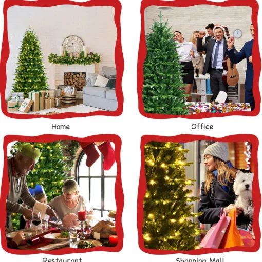 Sale The Holiday Aisle 6' Lighted Artificial Pine Christmas Tree - Stand Included