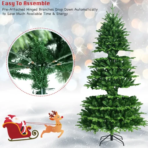 Sale The Holiday Aisle 6' Lighted Artificial Pine Christmas Tree - Stand Included