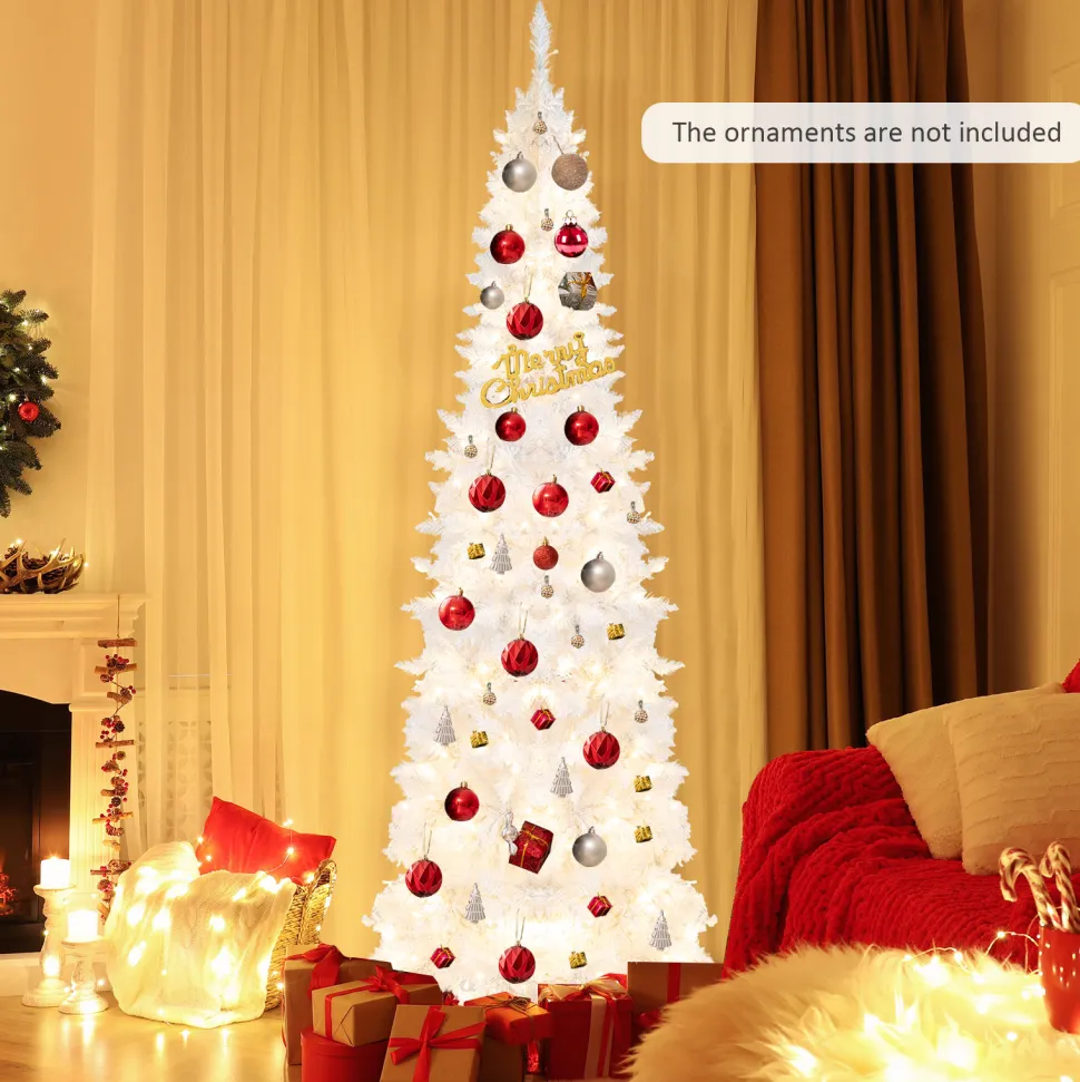 Hot The Holiday Aisle 7' Lighted Artificial Spruce Christmas Tree