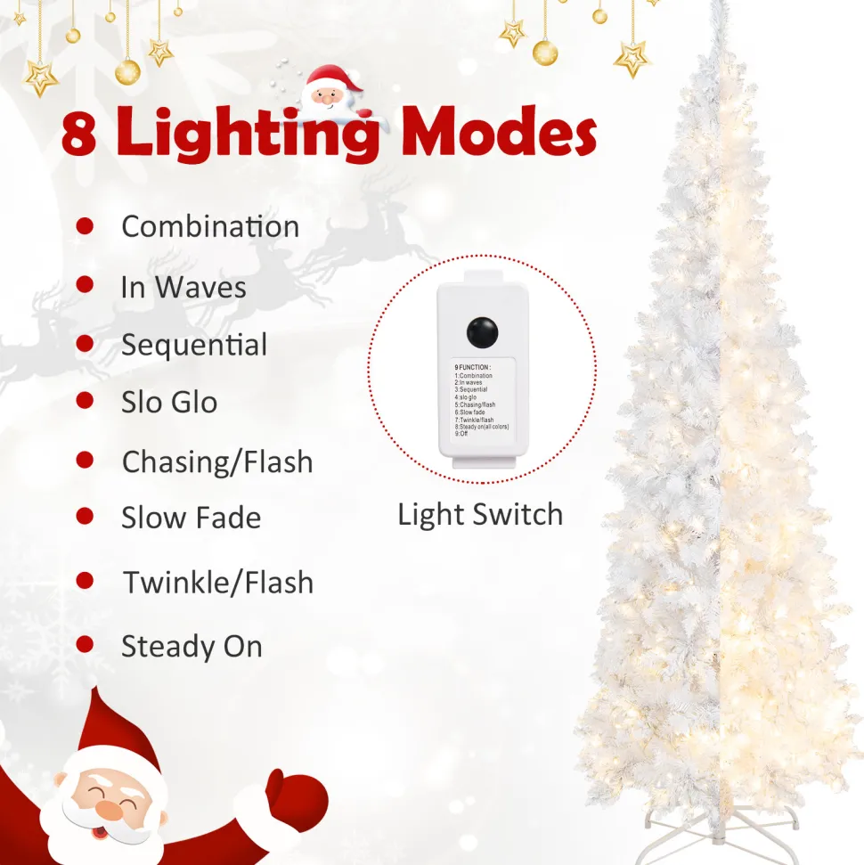 Hot The Holiday Aisle 7' Lighted Artificial Spruce Christmas Tree