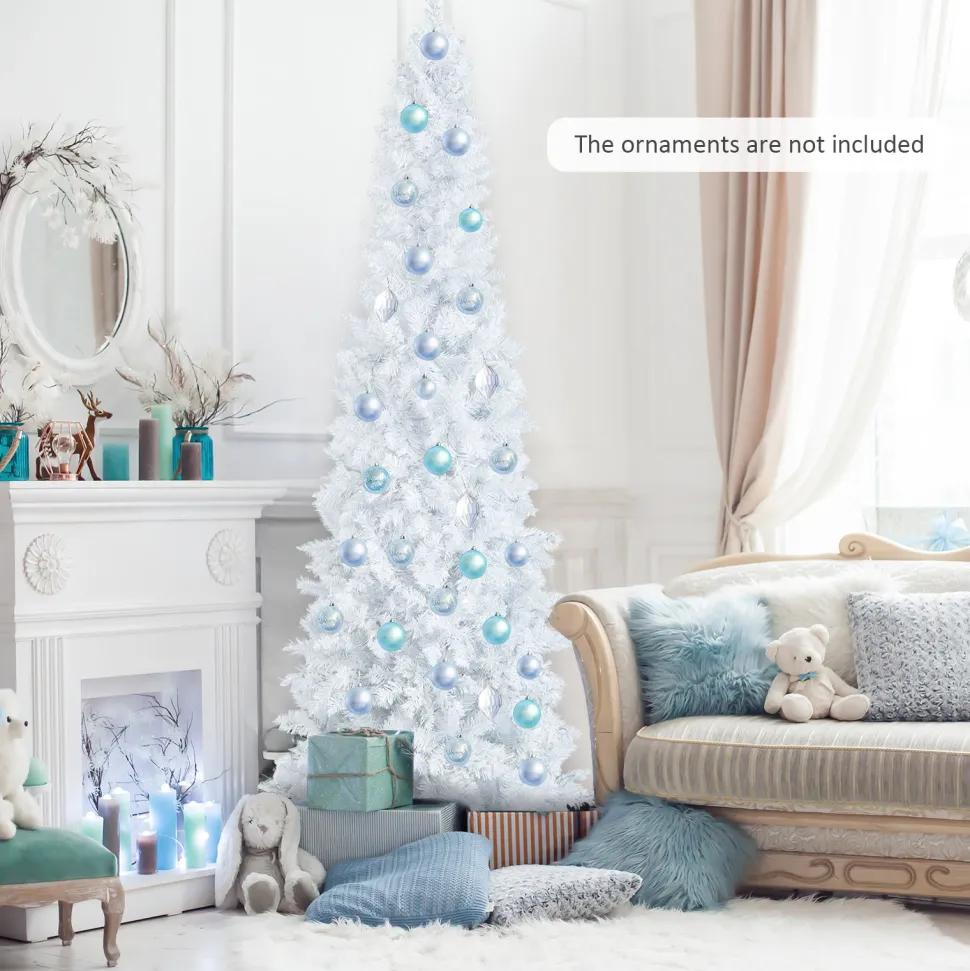 Hot The Holiday Aisle 7' Lighted Artificial Spruce Christmas Tree