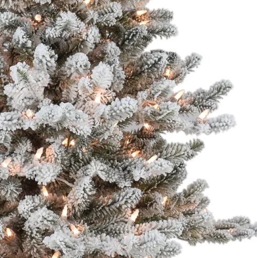 New The Holiday Aisle 7.5' Lighted Artificial Spruce Christmas Tree - Stand Included
