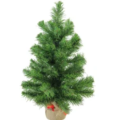 Sale Northlight Seasonal 18" Mini Pine Medium Artificial Christmas Tree In Burlap Base Unlit