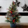 Hot Three Posts 2' Pine Artificial Christmas Tree