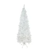 New Northlight Seasonal 6.5' Pre-Lit Pencil White Winston Pine Artificial Christmas Tree - Clear Lights