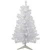 Cheap Northlight Seasonal 3' Pre-Lit Rockport White Pine Artificial Christmas Tree Clear Lights