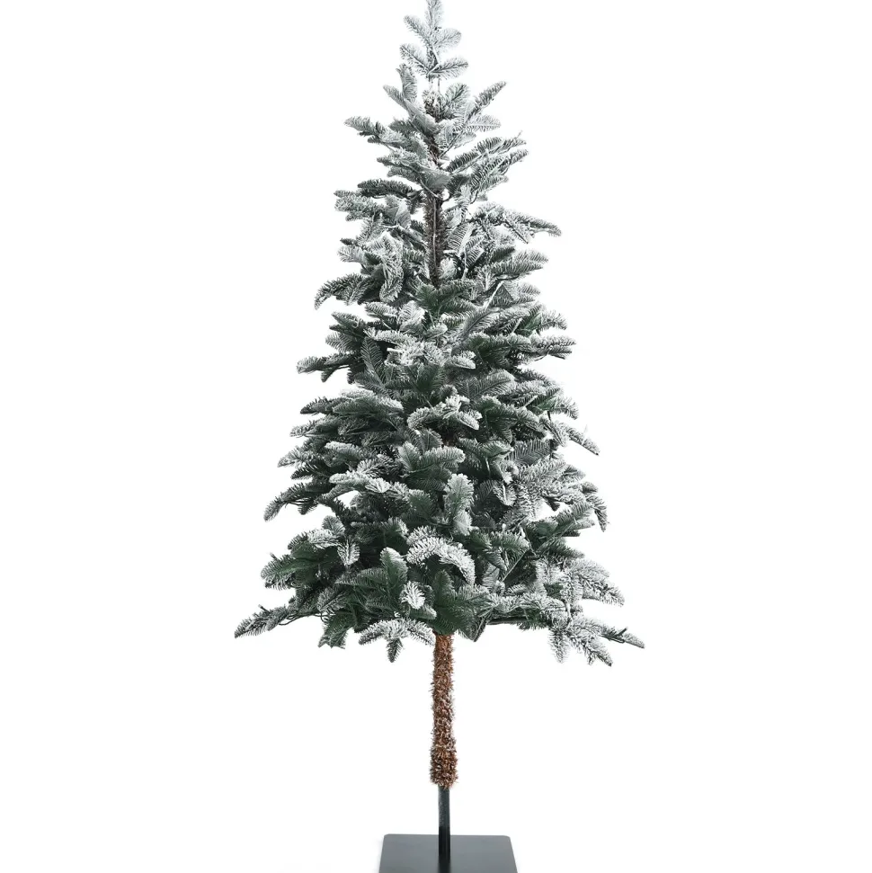 Best The Holiday Aisle 72" Regular(Full) Green/White Realistic Artificial Christmas Tree 250 Light
