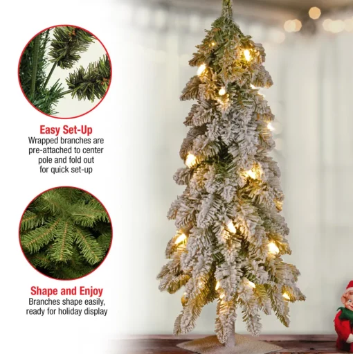 Sale Sand & Stable 24" White Christmas Tree With 50 Clear Lights