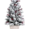 Hot The Holiday Aisle 4' White Fir Artificial Christmas Tree With 100 White Lights