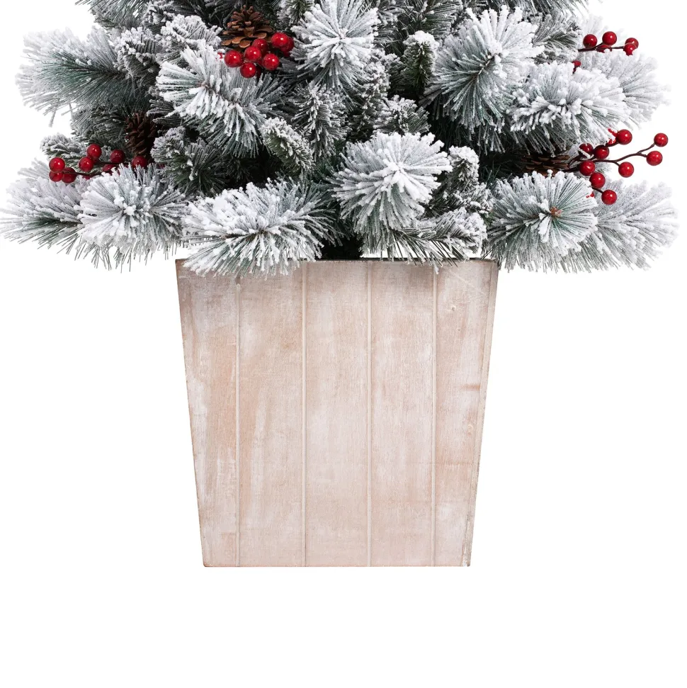 Hot The Holiday Aisle 4' White Fir Artificial Christmas Tree With 100 White Lights