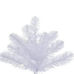 New Hashtag Home 7.5' White Pine Artificial Christmas Tree With 650 Led White Lights With Stand