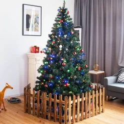 Shop The Holiday Aisle Adylina 7.5' Green Pine Artificial Christmas Tree With 550 Multi-Colored Lights