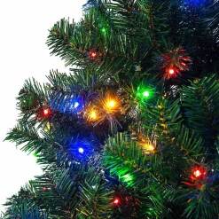 Shop The Holiday Aisle Adylina 7.5' Green Pine Artificial Christmas Tree With 550 Multi-Colored Lights