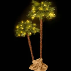Cheap The Holiday Aisle Artificial Palm Tree Holiday Party Decoration Christmas Tree With Leds