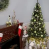Store The Holiday Aisle Aspen Spruce 6.5' Green Spruce Artificial Christmas Tree With 350 Clear/White Lights