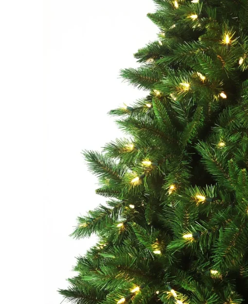 Sale The Holiday Aisle Brunswick Lighted Artificial Spruce Christmas Tree - Stand Included