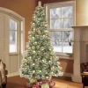 Hot The Holiday Aisle Carolina Pine 7.5' Blue/Green Pine Artificial Christmas Tree With 450 Clear/White Lights
