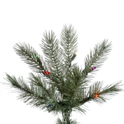 Hot The Holiday Aisle Cashmere 3' Green Pine Artificial Christmas Tree With 100 Dura-Lit Multi-Colored Lights With Stand