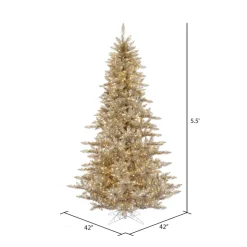 Discount The Holiday Aisle Champagne Fir Artificial Christmas Tree