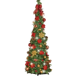 Clearance The Holiday Aisle Christmas Tree With Led Lights