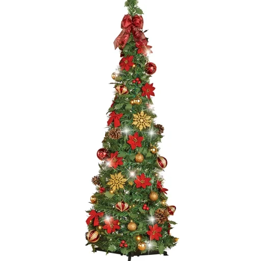 Clearance The Holiday Aisle Christmas Tree With Led Lights