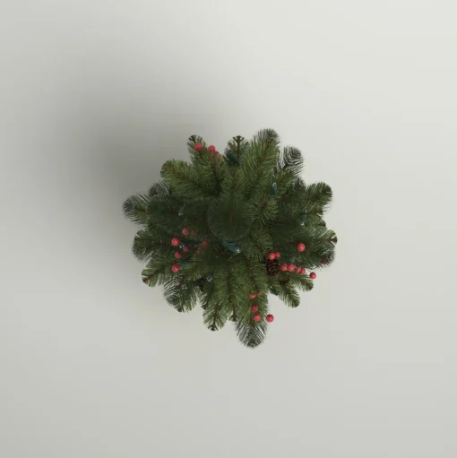 Discount Three Posts Crestwood 2' H Green Artificial Spruce Christmas Tree With 35 Multi-Color Lights