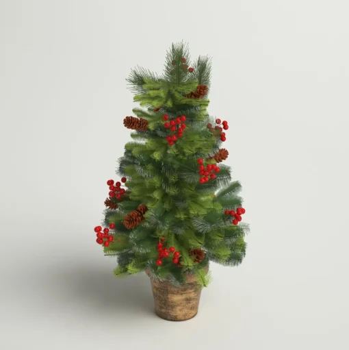 Online Three Posts Crestwood 2' H Green Artificial Spruce Christmas Tree With 35 Lights