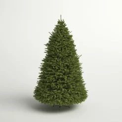 Discount Gracie Oaks Dunhill Fir 10' H Green Christmas Tree With 1200 Led Lights