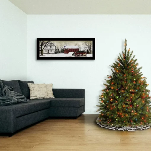 Cheap Three Posts Dunhill Fir Green Fir Christmas Tree With Lights