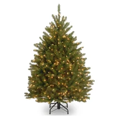 Outlet The Holiday Aisle Dunhill Fir Lighted Artificial Fir Christmas Tree