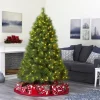 Discount The Holiday Aisle Easy Set-Up Lighted Artificial Scotch Pine Christmas Tree - Stand Included