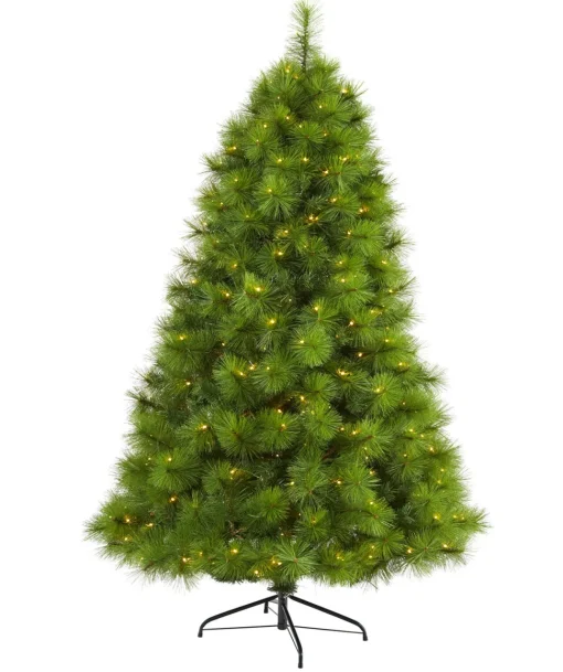 Discount The Holiday Aisle Easy Set-Up Lighted Artificial Scotch Pine Christmas Tree - Stand Included