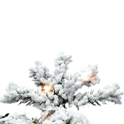 Fashion The Holiday Aisle Flocked Alpine 4' Spruce Trees White Artificial Christmas Tree With 150 Clear/White Lights