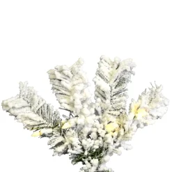 Cheap The Holiday Aisle Flocked Pacific Pencil Pine Artificial Christmas Tree