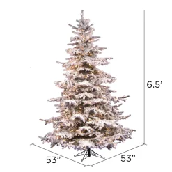 Sale Greyleigh Flocked Sierra Fir Artificial Christmas Tree